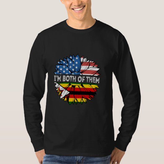 Simbabwe Ich bin beide die Sonnenblume in den USA T-Shirt (Vorderseite)