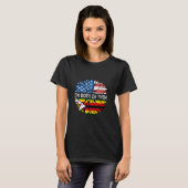 Simbabwe Ich bin beide die Sonnenblume in den USA T-Shirt (Vorne ganz)