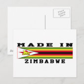 Simbabwe in Designs Postkarte (Vorne/Hinten)