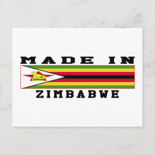 Simbabwe in Designs Postkarte