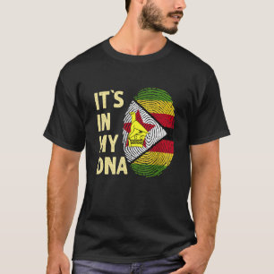 Simbabwe in meinem DNA-Simbabwe-Flaggenteam Simbab T-Shirt