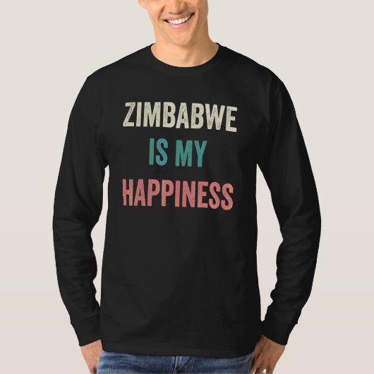 Simbabwe ist mein Glück T-Shirt (Vorderseite)