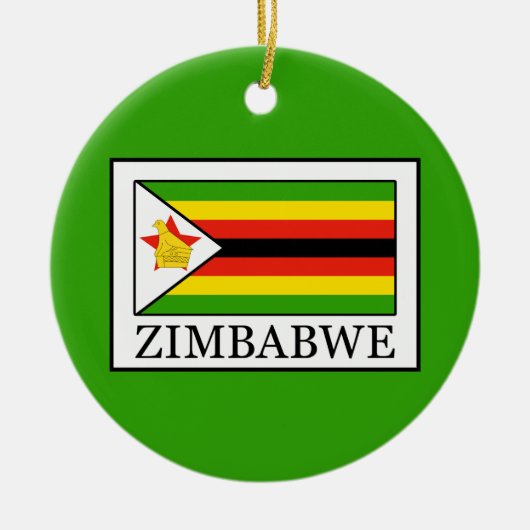 Simbabwe Keramik Ornament (Vorne)