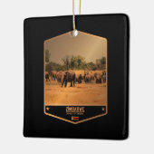 Simbabwe Keramikornament (Links)