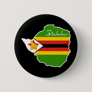 Simbabwe-Knopf Button
