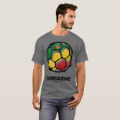 Simbabwe Landesflagge T-Shirt (Vorne ganz)