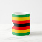 Simbabwe-Landesflaggenationssymbol Kaffeetasse (Mittel)