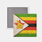 Simbabwe Magnet (Vorderseite/Rückseite)