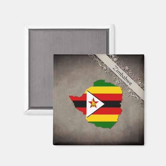 Simbabwe Magnet (Vorderseite/Rückseite)