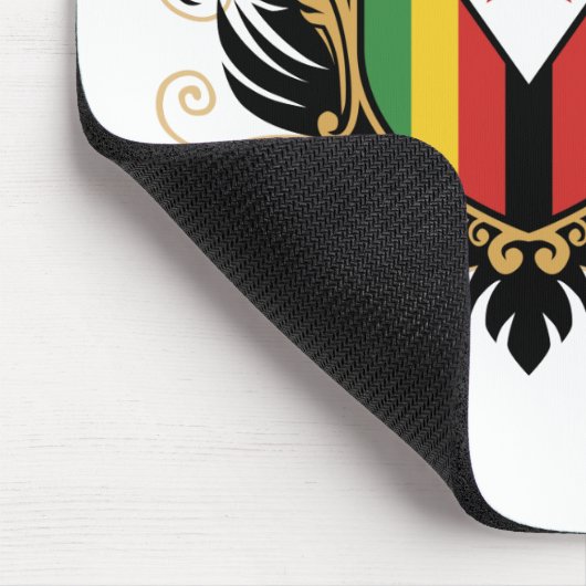 Simbabwe [personifizieren Sie] Mousepad (Ecke)