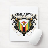 Simbabwe [personifizieren Sie] Mousepad (Mit Mouse)
