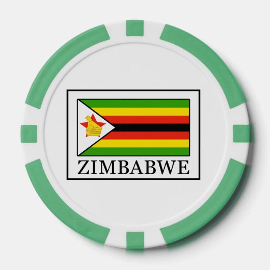 Simbabwe Pokerchips (Vorderseite)