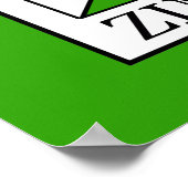 Simbabwe Poster (Ecke)