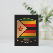 Simbabwe Postkarte (Stehend Vorderseite)