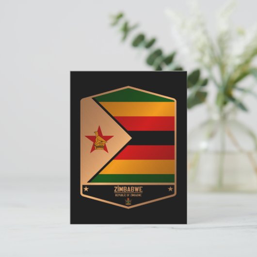 Simbabwe Postkarte (Stehend Vorderseite)