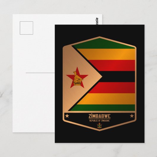 Simbabwe Postkarte (Vorne/Hinten)