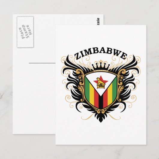 Simbabwe Postkarte (Vorne/Hinten)