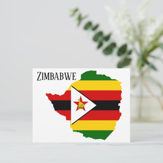 Simbabwe Postkarte (Stehend Vorderseite)