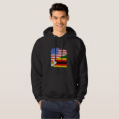 Simbabwe Roots USA Amerika Simbabwes F Hoodie (Vorne ganz)