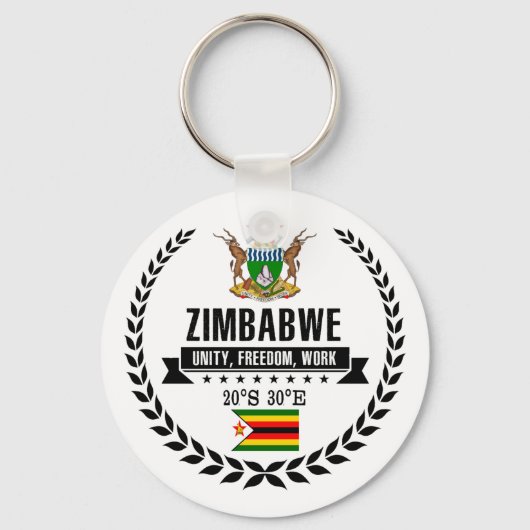 Simbabwe Schlüsselanhänger (Vorderseite)
