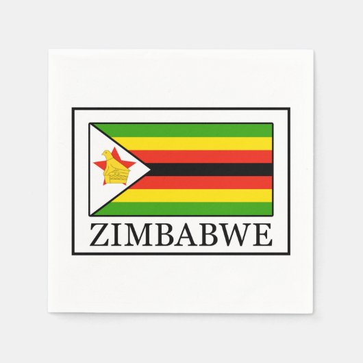 Simbabwe Serviette (Vorderseite)