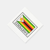 Simbabwe Serviette (Ecke)