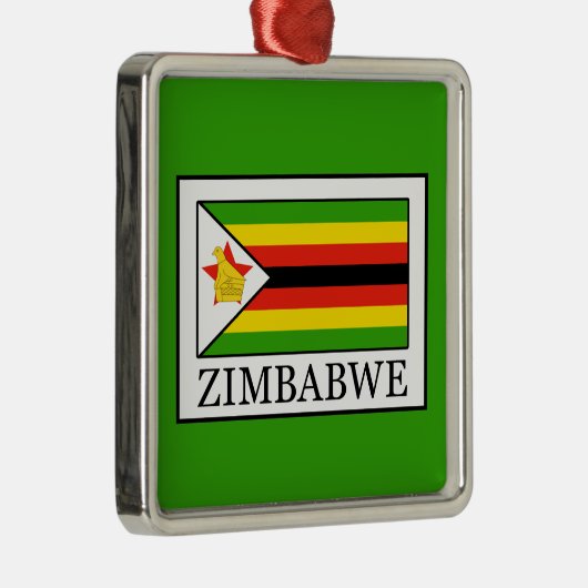 Simbabwe Silbernes Ornament (Rechts)