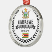 Simbabwe Silbernes Ornament (Links)
