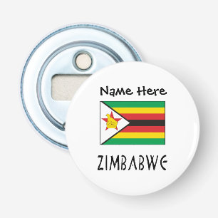 Simbabwe Simbabwische Flagge Personalisiert Flaschenöffner