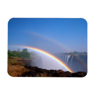 Simbabwe, Victoria-Fälle-Nationalpark. Doppel Magnet