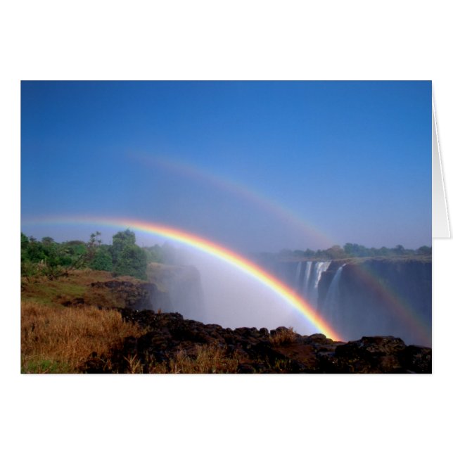 Simbabwe, Victoria Falls National Park. Doppelt (Vorderseite (Horizontal))