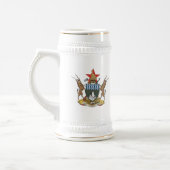Simbabwe-Wappen Tasse (Links)