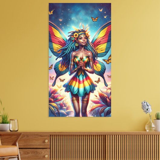 Simbabwean Fairy Leinwanddruck (Insitu (Wohnzimmer))