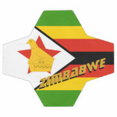 Simbabwes Fahne / Sport Fußball (Flach)