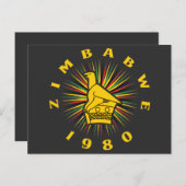 Simbabwes Unabhängigkeitstag Postkarte (Vorne/Hinten)