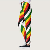 Simbabwische Farben für die Flagge Leggings (Links)