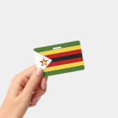 Simbabwische Flagge Ausweis (Handheld)