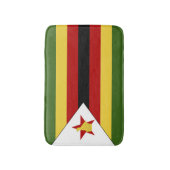 Simbabwische Flagge Badematte (Vorderseite Vertikal)