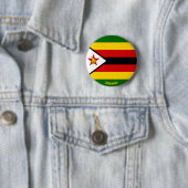 Simbabwische Flagge Charming Patriotic Button (Beispiel)