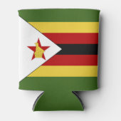 Simbabwische Flagge Dosenkühler (Vorderseite)