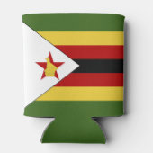 Simbabwische Flagge Dosenkühler (Rückseite)