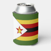 Simbabwische Flagge Dosenkühler (Kanne Rückseite)