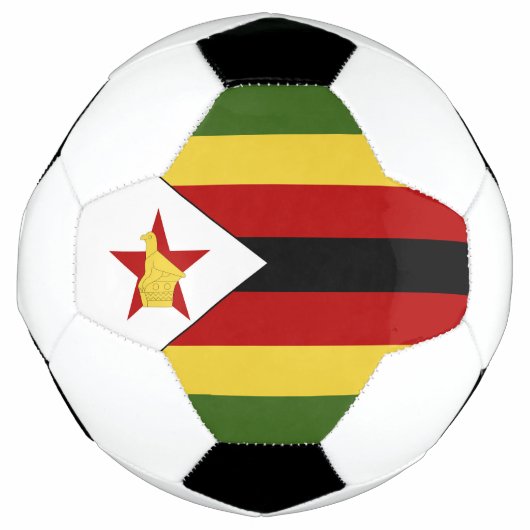Simbabwische Flagge Fußball (Vorderseite)