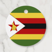 Simbabwische Flagge Geschenkanhänger (Vorderseite)