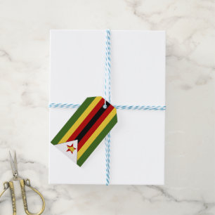 Simbabwische Flagge Geschenkanhänger