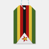 Simbabwische Flagge Geschenkanhänger (Vorderseite)