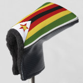 Simbabwische Flagge Golf Headcover (3/4 Vorderseite)