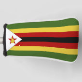 Simbabwische Flagge Golf Headcover (Vorderseite)