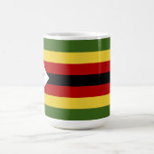 Simbabwische Flagge Kaffeetasse (Mittel)
