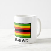 Simbabwische Flagge Kaffeetasse (VorderseiteRechts)